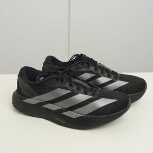 Adidas Adizero Evo SL Shoes, Core Black/Iron Metallic, Size M 9.5 / W 10.5